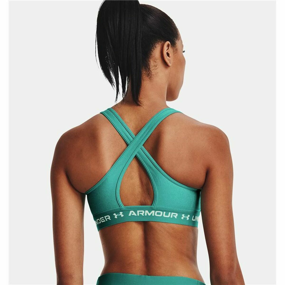 Sport-BH Under Armour  Crossback Mid Aquamarine - 4