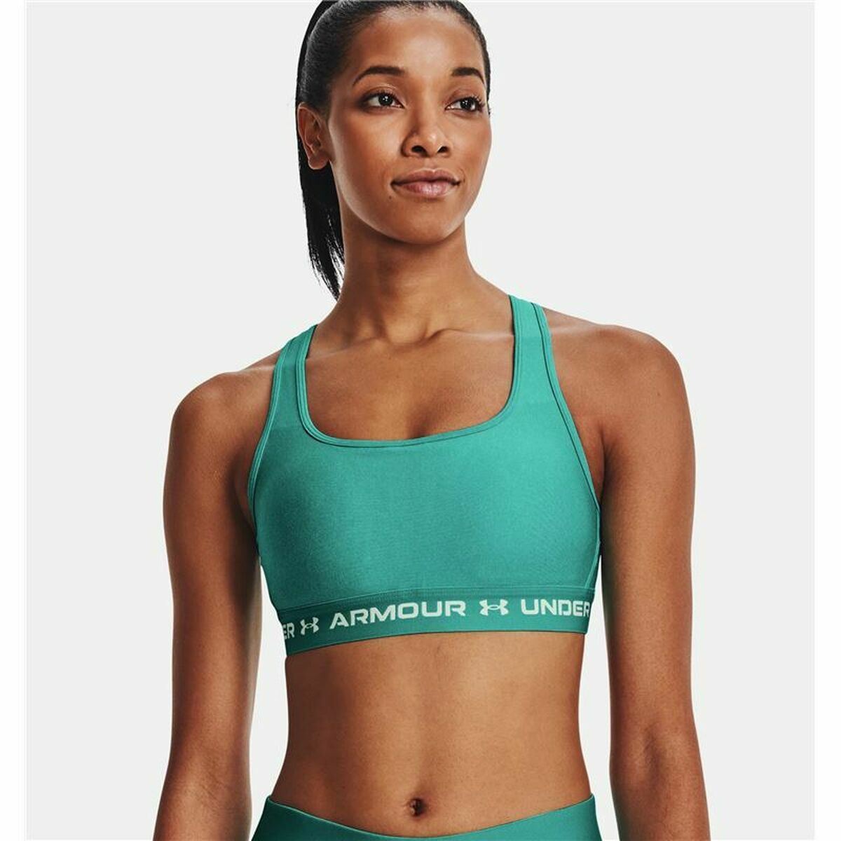 Sport-BH Under Armour  Crossback Mid Aquamarine - 3