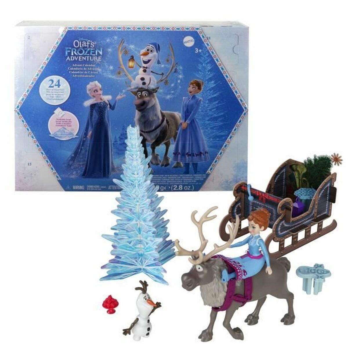 Adventskalender Frozen HWX20 Plast
