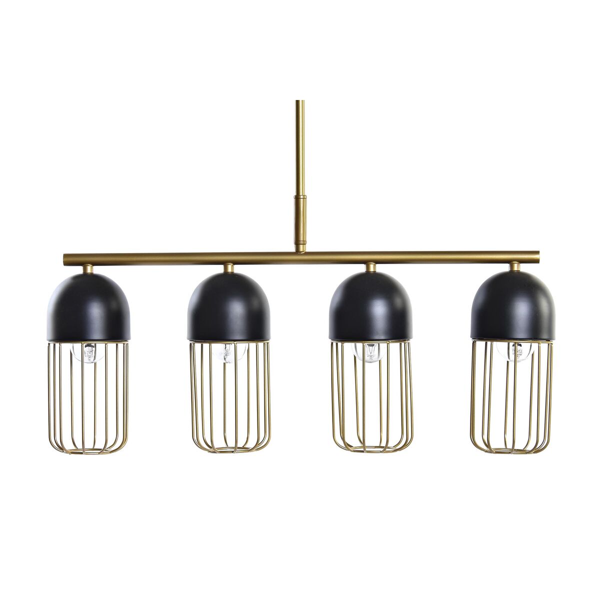 Taklampa DKD Home Decor Svart Gyllene 220 V 50 W (60 x 11 x 26 cm) - 11