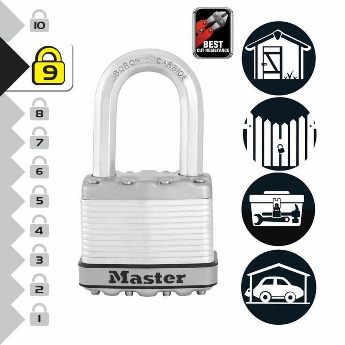 Hänglås med nyckel Master Lock - 7