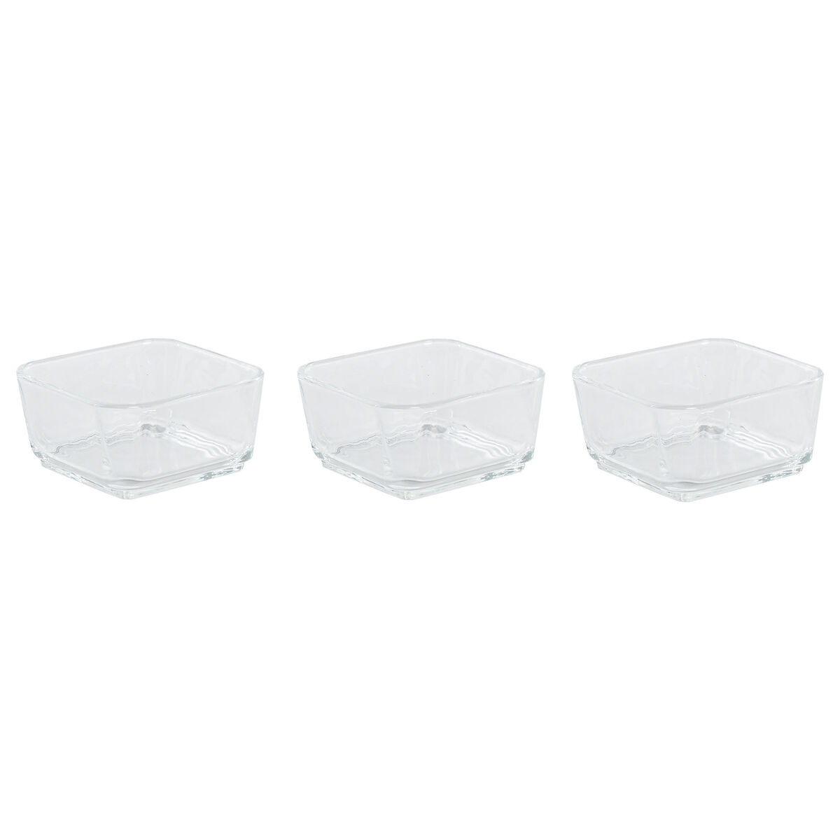 Snacksbricka Home ESPRIT Transparent Naturell 300 ml 32 x 12 x 6 cm - 2