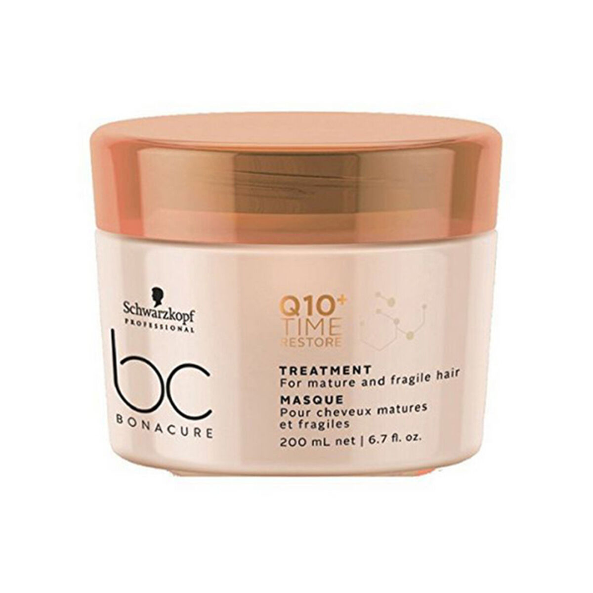 Stärkande hårinpackning Schwarzkopf Q10+ Time Restore 200 ml