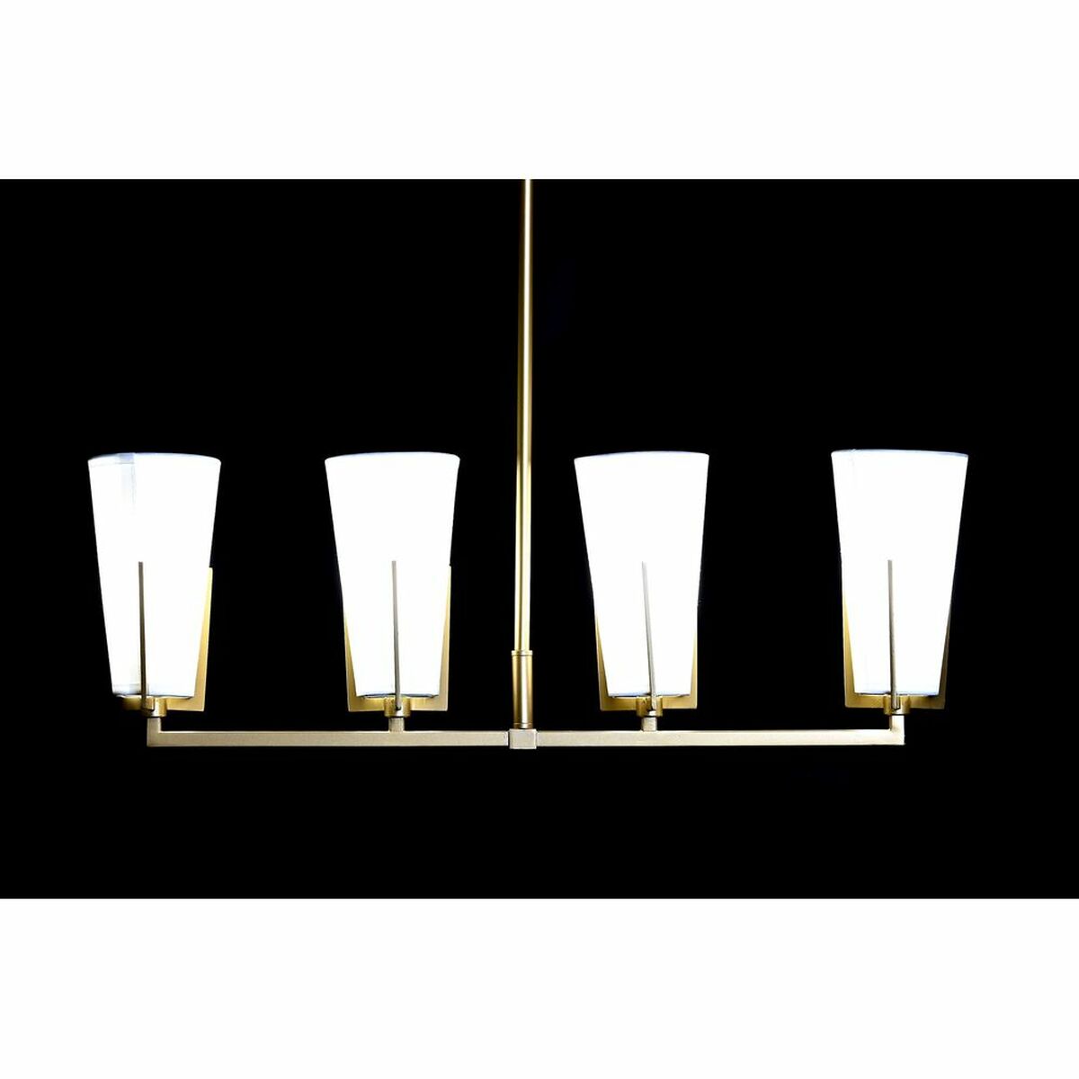 Taklampa DKD Home Decor Gyllene Vit (67 x 14 x 22 cm) - 10
