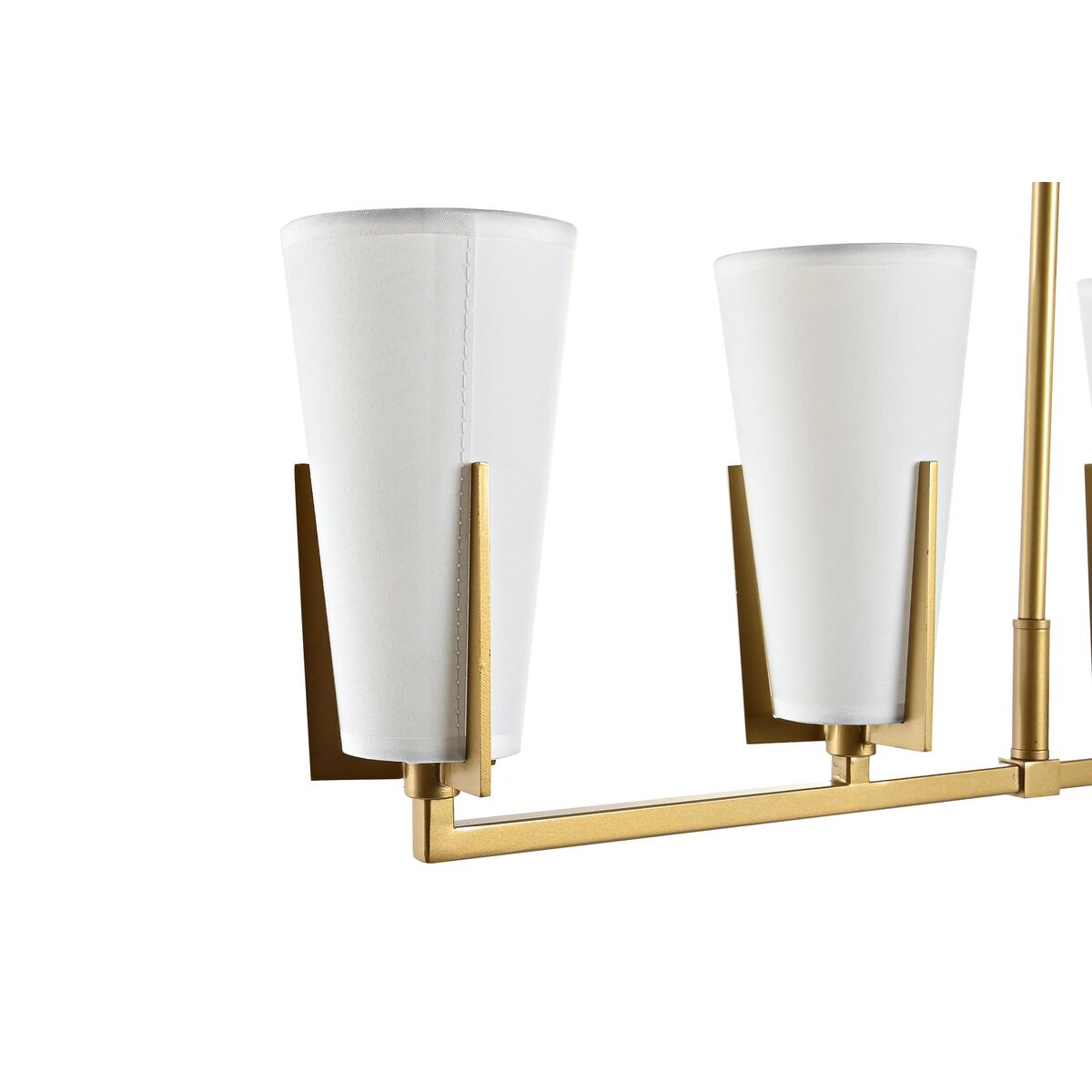 Taklampa DKD Home Decor Gyllene Vit (67 x 14 x 22 cm) - 4