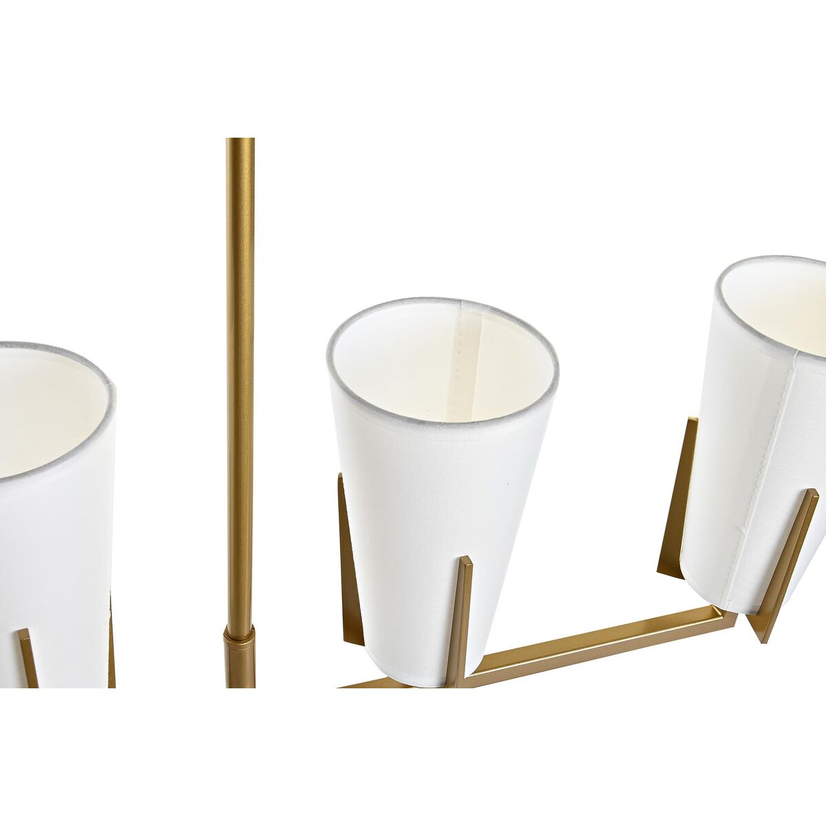 Taklampa DKD Home Decor Gyllene Vit (67 x 14 x 22 cm) - 3