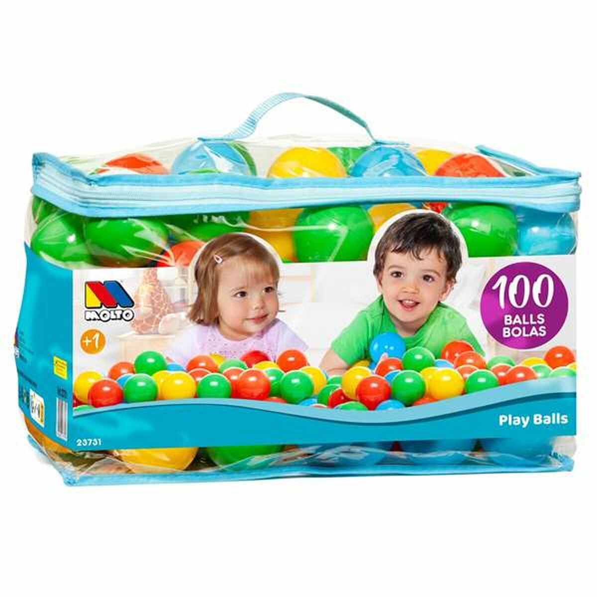Bollar Moltó Multicolour 100 antal - 6