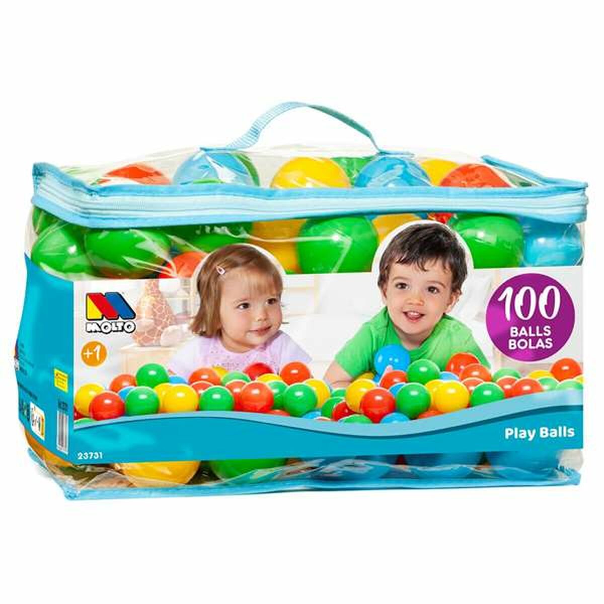 Bollar Moltó Multicolour 100 antal - 11
