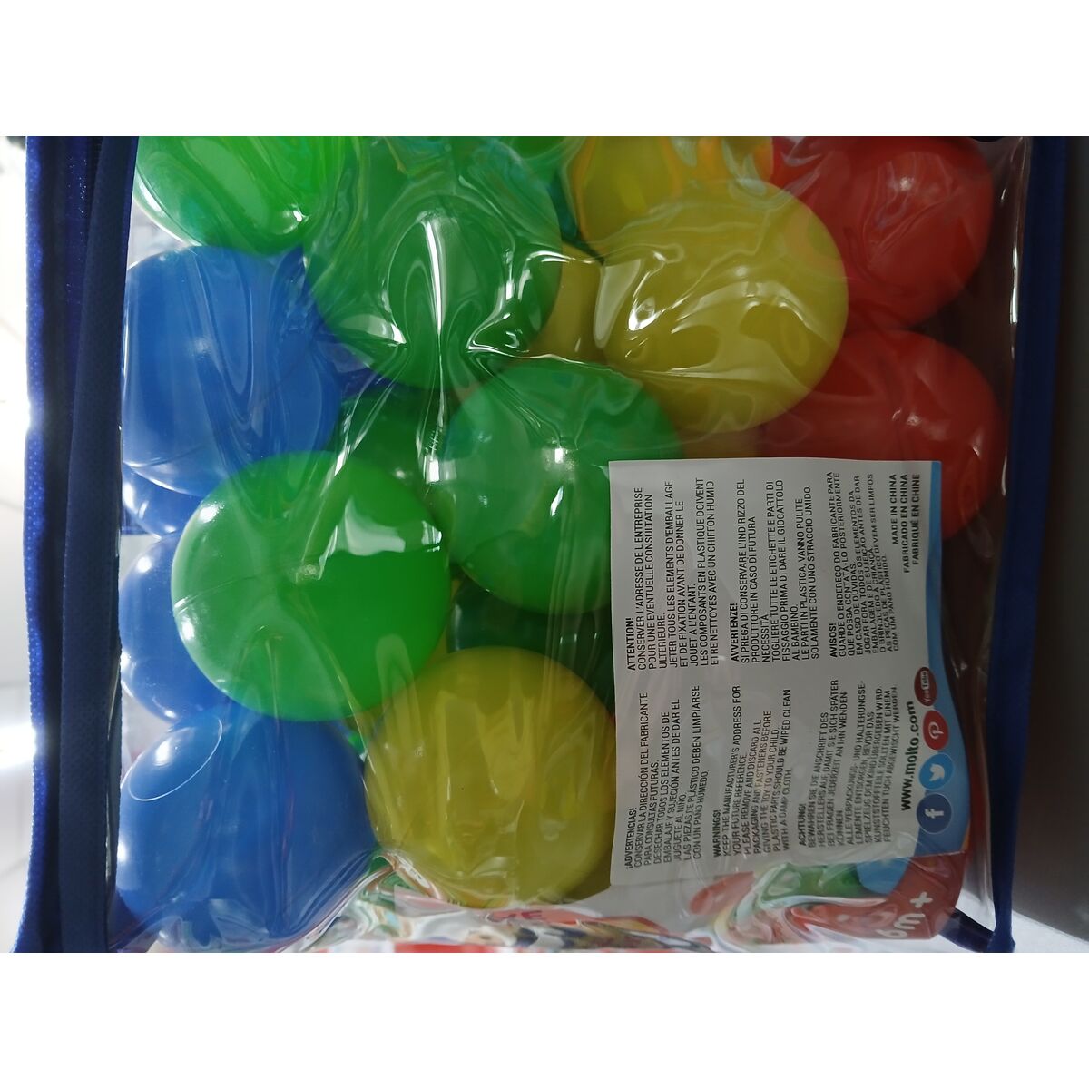 Bollar Moltó Multicolour 100 antal - 15