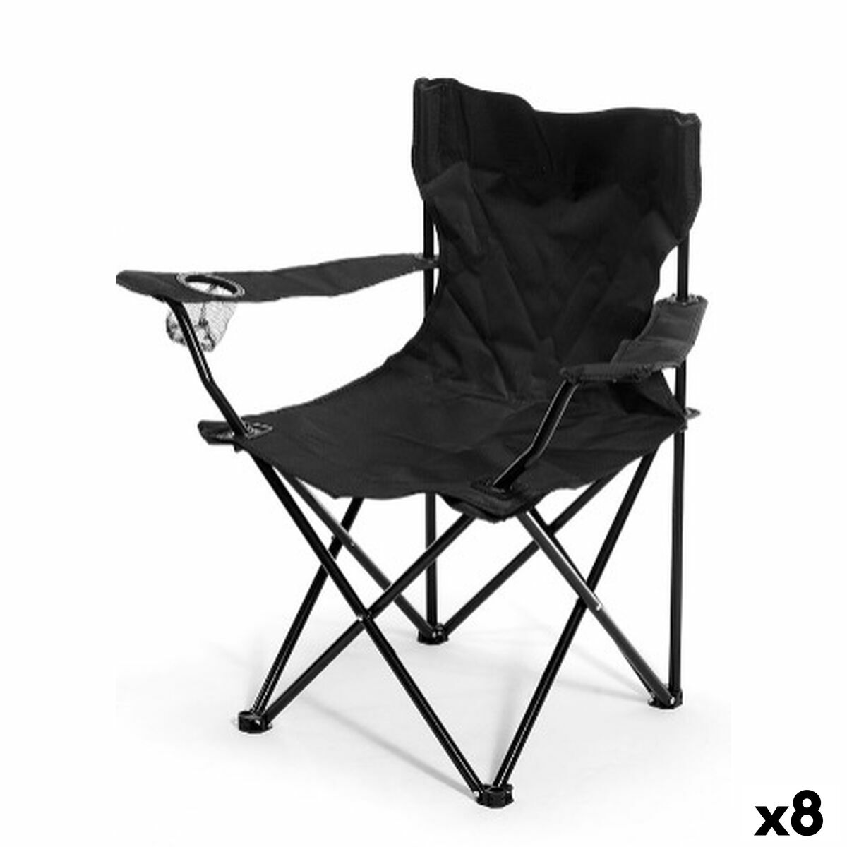 Fiskestol Gift Decor Svart 79 x 47 x 79 cm (8 antal)