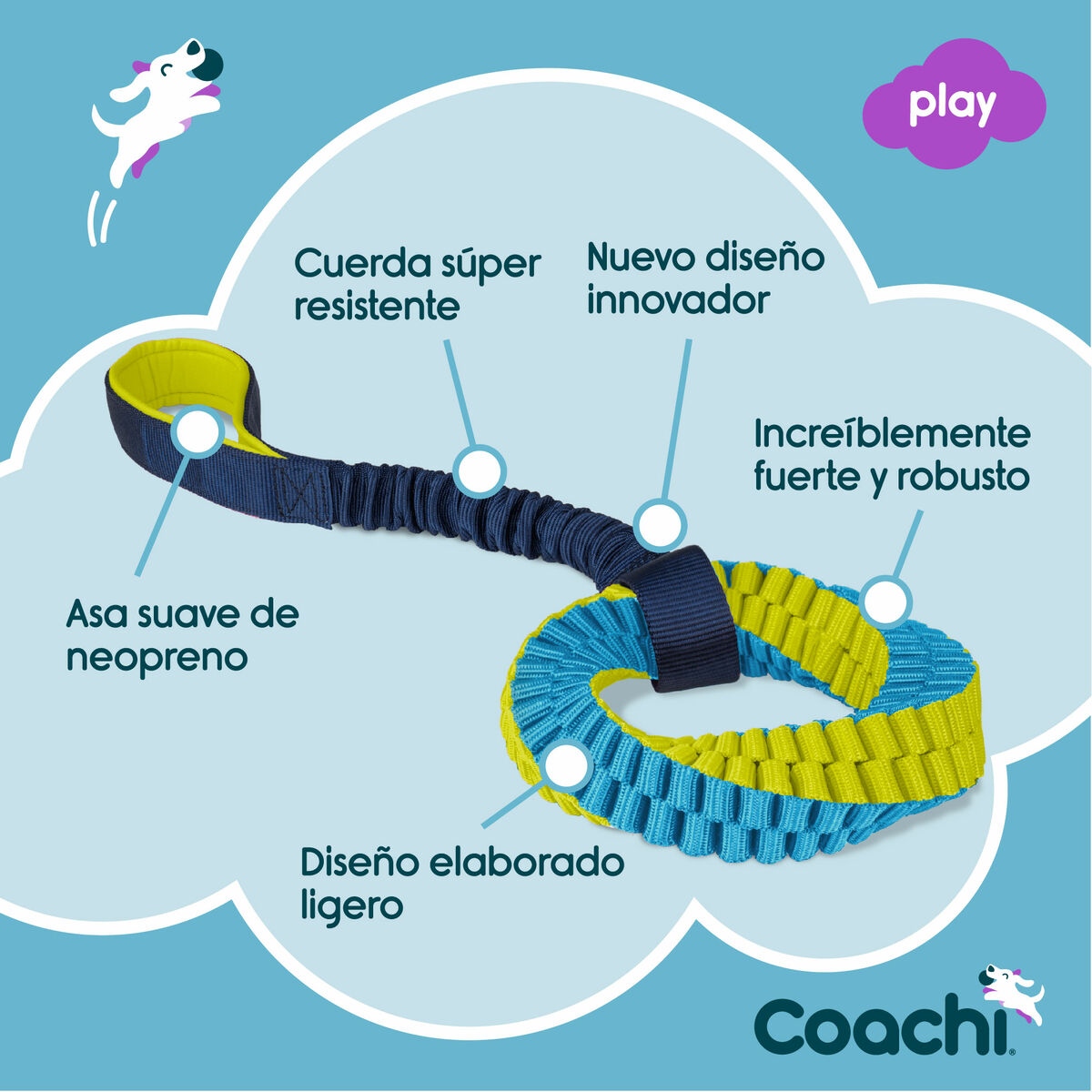 Training toy Coachi TUGGI HELIX Blå - 6