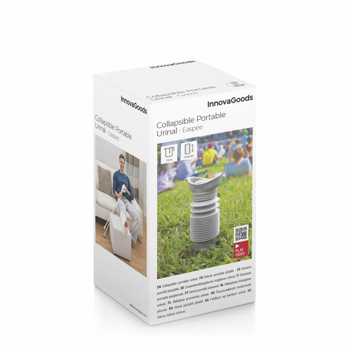 Bärbar hopfällbar urinoar Easpee InnovaGoods - 2