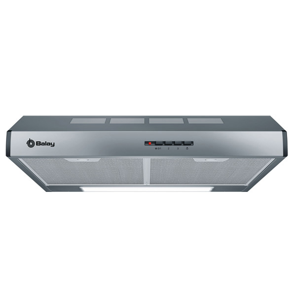 Konventionell fläkt Balay 3BH263MX 60 cm 350 m3/h 72 dB 146W Silvrig Stål