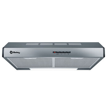 Konventionell fläkt Balay 3BH263MX 60 cm 350 m3/h 72 dB 146W Silvrig Stål