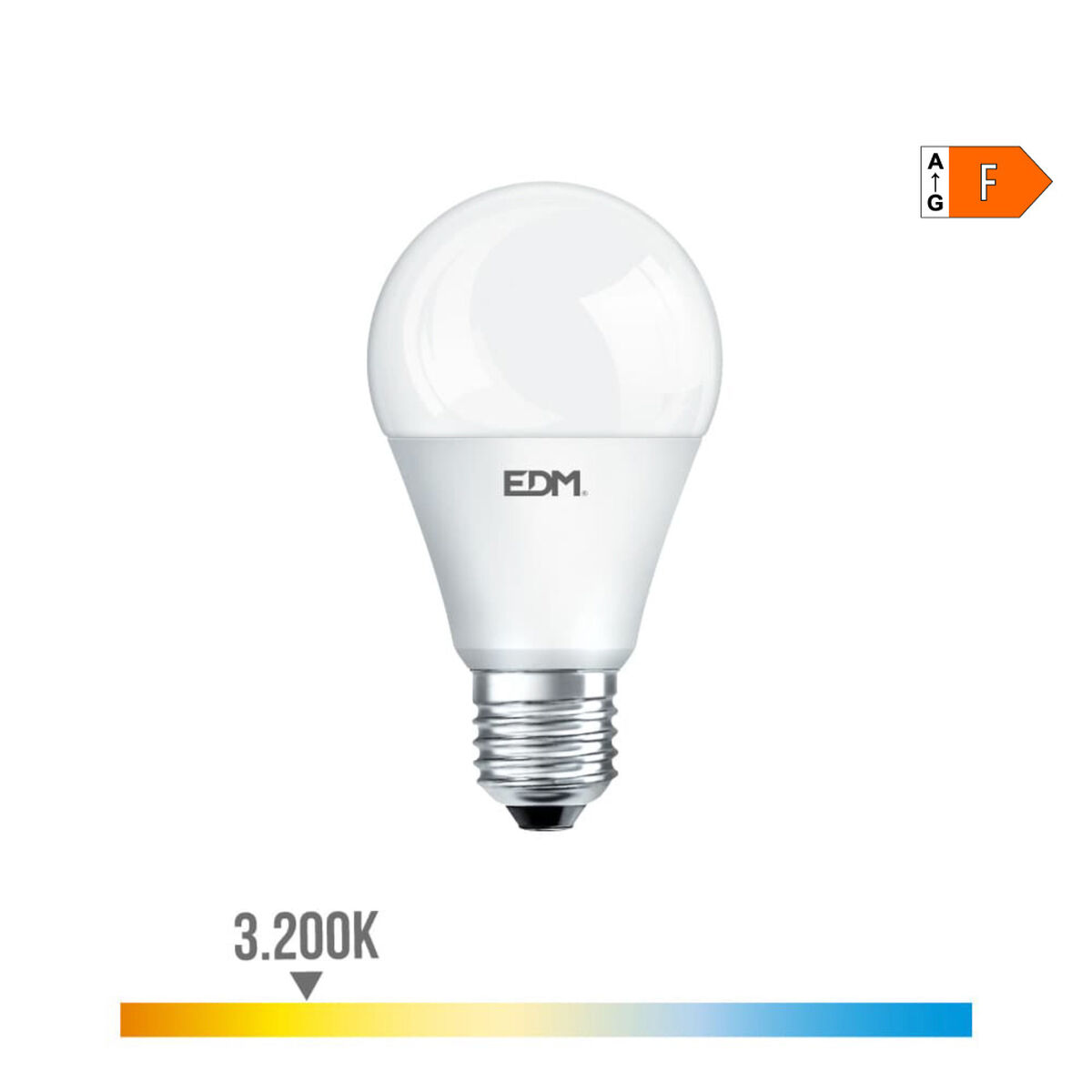 LED-lampa EDM 98353 F 165 W 17 W E27 1800 Lm Ø 6,5 x 12,5 cm (3200 K) - 6