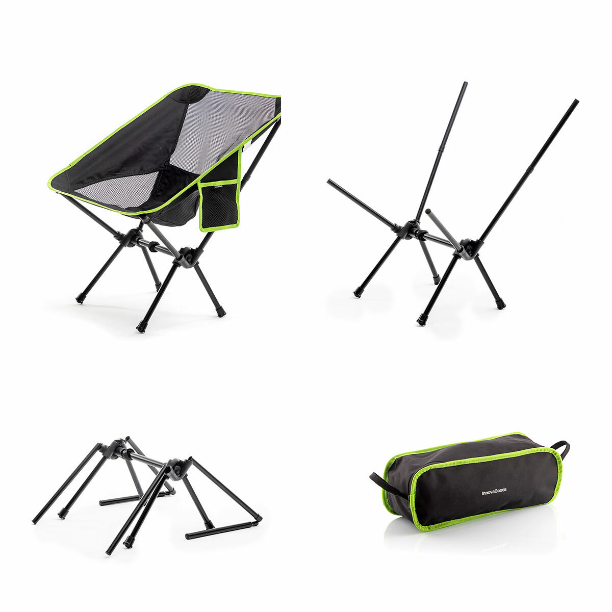 Hopfällbar campingstol Folstul InnovaGoods - 3