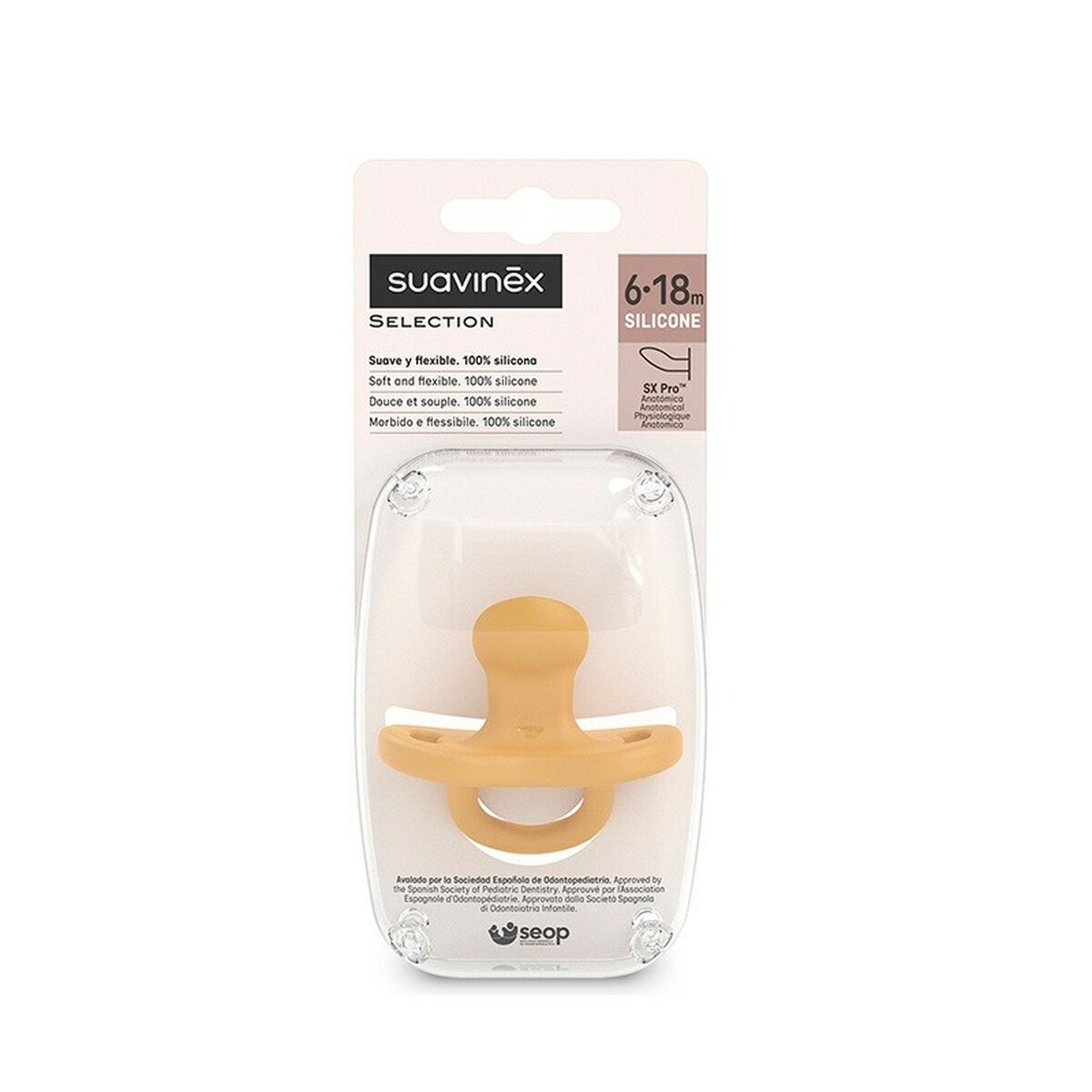 Napp Suavinex SX Pro Anatomisk spene 6-18 Månader Silikon - 4