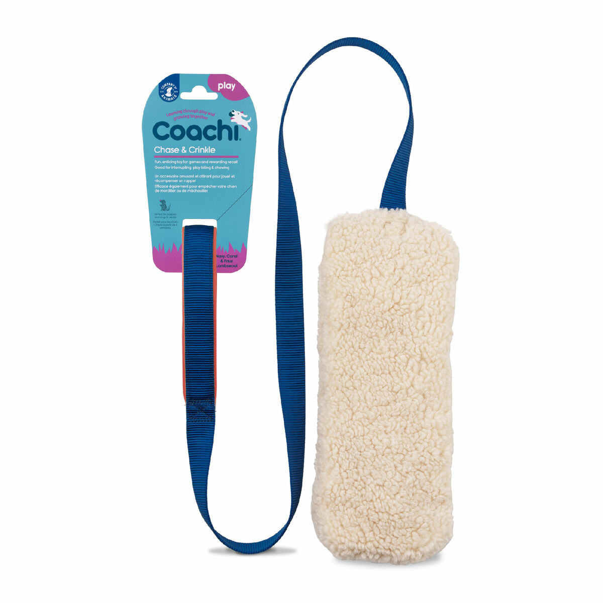 Training toy Coachi CHASE & CRINKLE Blå - 2