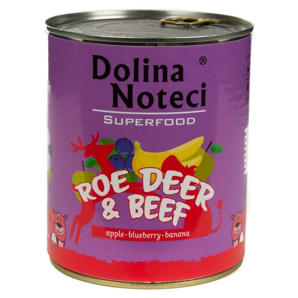 Våt mat Dolina Noteci Superfood Kalvkött Rådjur 400 g