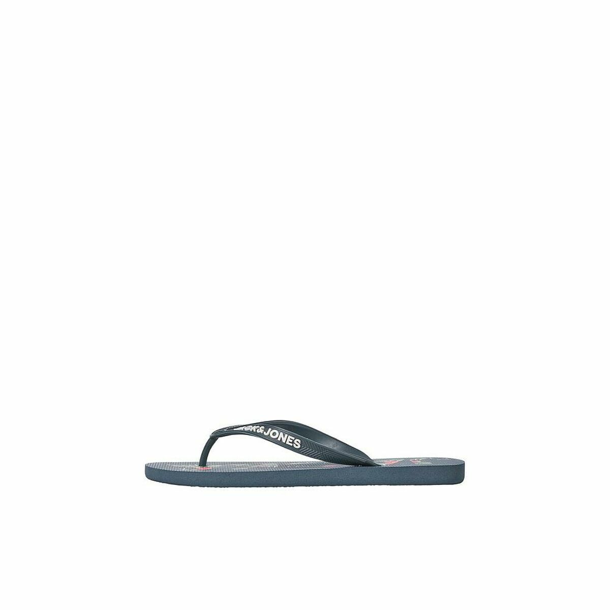 Strandtofflor för män Jack & Jones FWLOGO PALM PRINT 12230642 Marinblå - 5