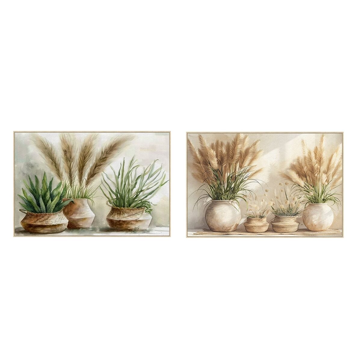 Kanvas Home ESPRIT Kanvas 123 x 4,5 x 83 cm 123 x 4 x 83 cm