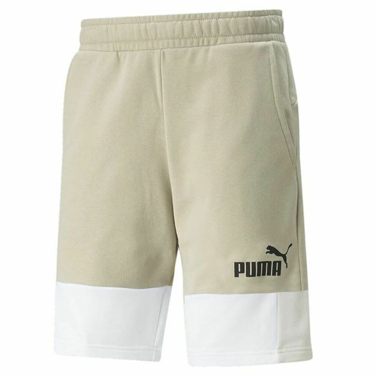 Sportshorts för män Puma Essential+ Block Beige - 13