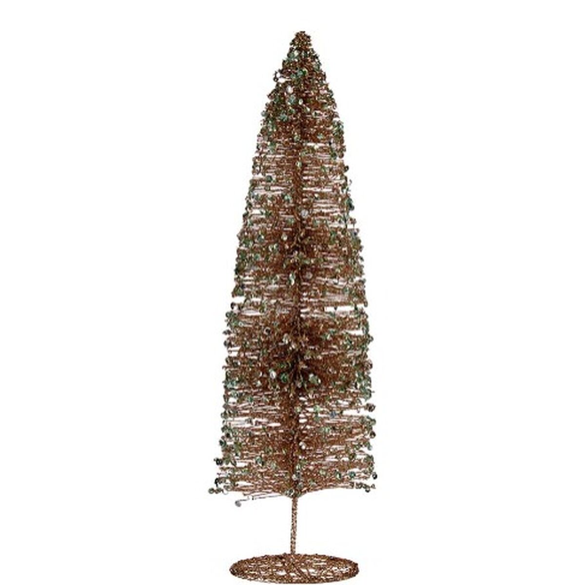Julgran Krist+ Champagne Paljetter 10 x 40 x 10 cm (6 antal) - 2