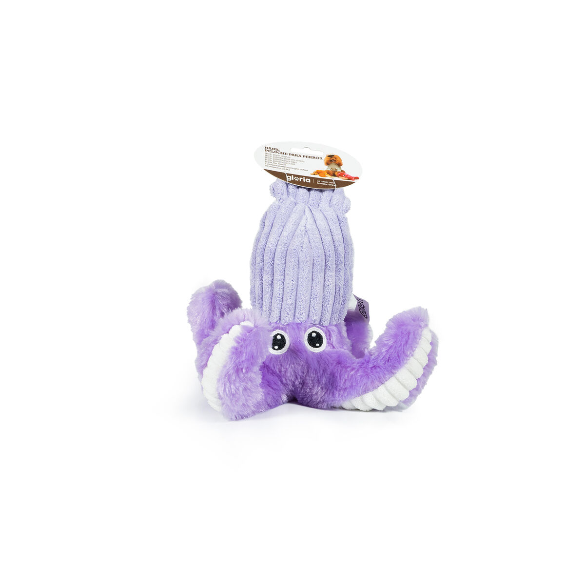 Mjuk leksak för hundar Gloria Violett Polyester polypropen Bläckfisk - 3