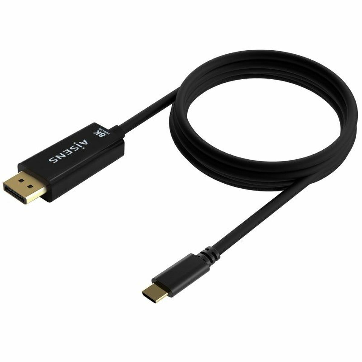 USB-C till DisplayPort Adapter Aisens A109-0689 Svart 1,8 m - 3