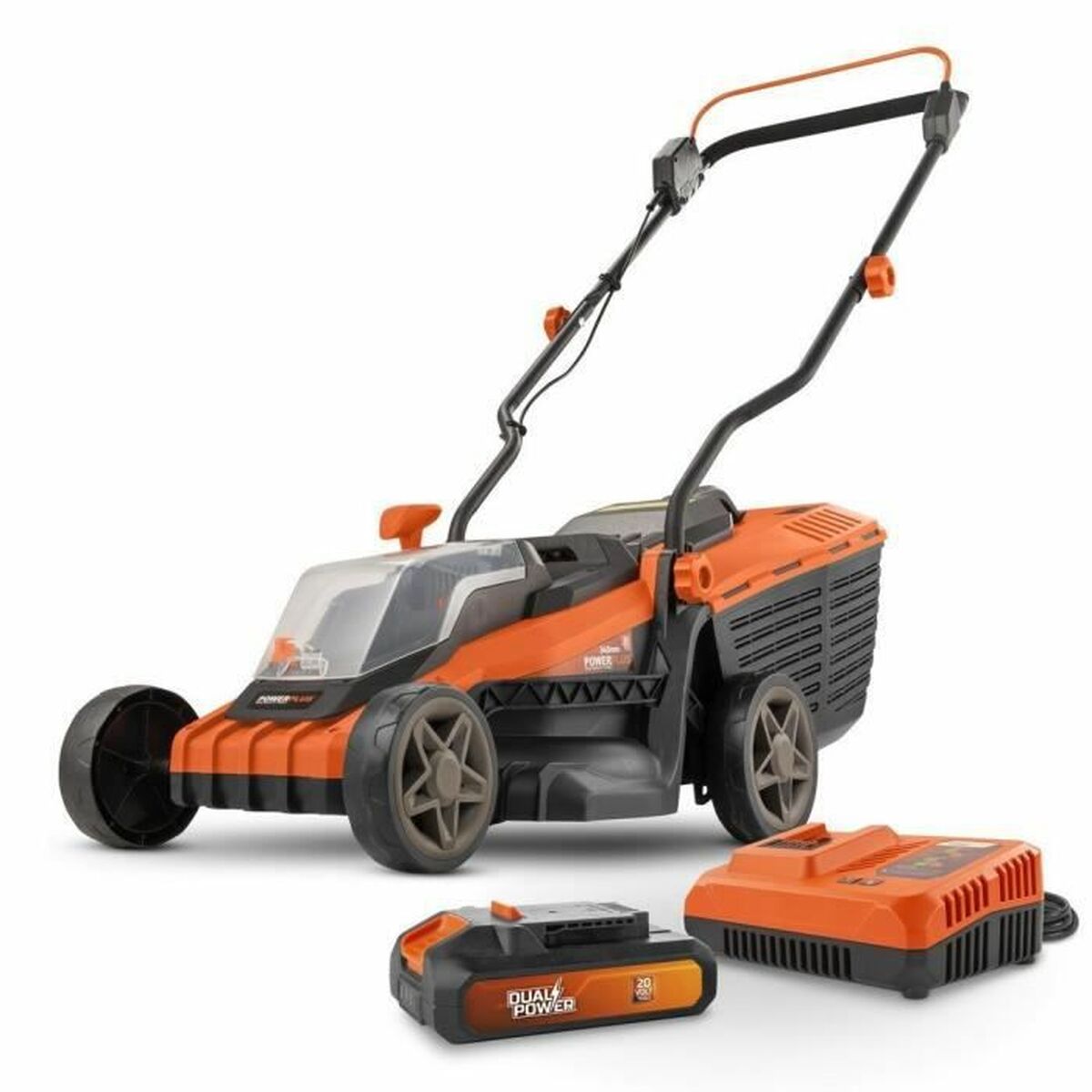 Lawn Mower Powerplus Dual Power 4Ah battery 20 V - 3
