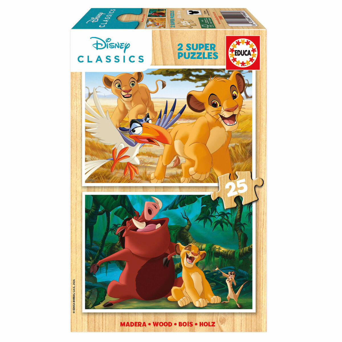 Set 2 pussel The Lion King Classics 25 Delar