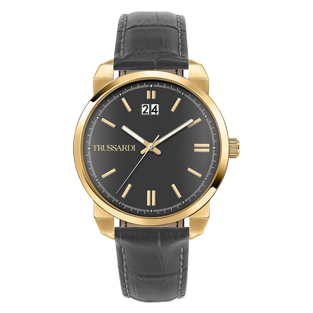Herrklocka Trussardi R2451154002 Svart Grå (Ø 40 mm) - 3
