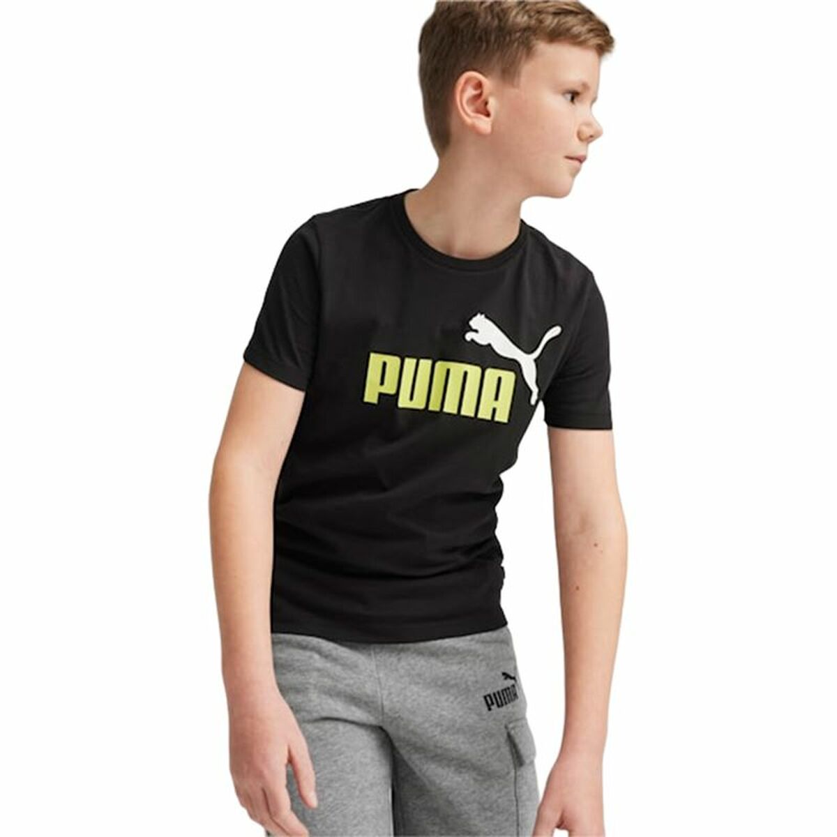 Barn T-shirt med kortärm Puma Essentials+ 2 Colour - 4
