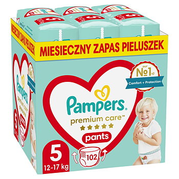 Engångsblöjor Pampers Premium 12-17 kg 5 (102 antal)