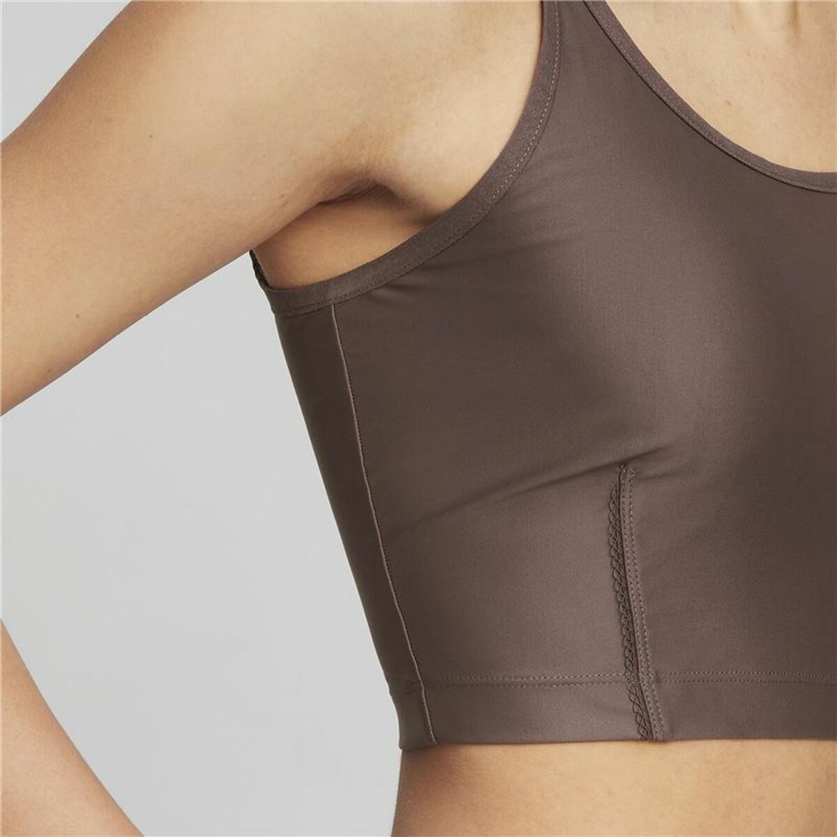 Sport-topp, Dam Puma Studio Ultrabare Strappy Brun - 4