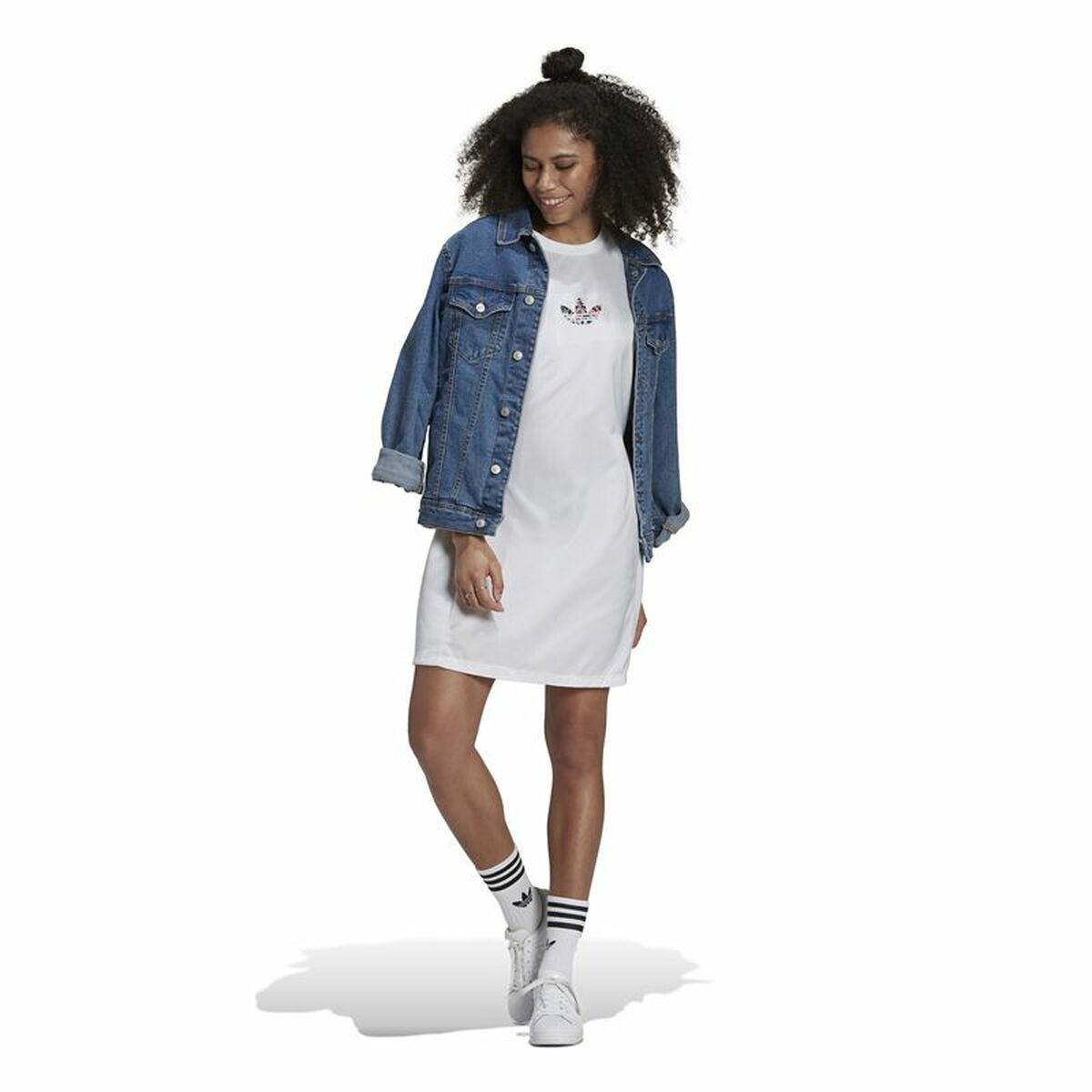 Klänning Adidas Originals Tee Vit - 10
