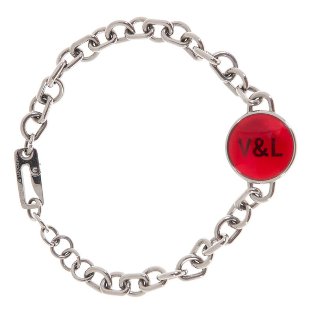 Damarmband Victorio & Lucchino VJ0074BR Röd Stål Silvrig - 5