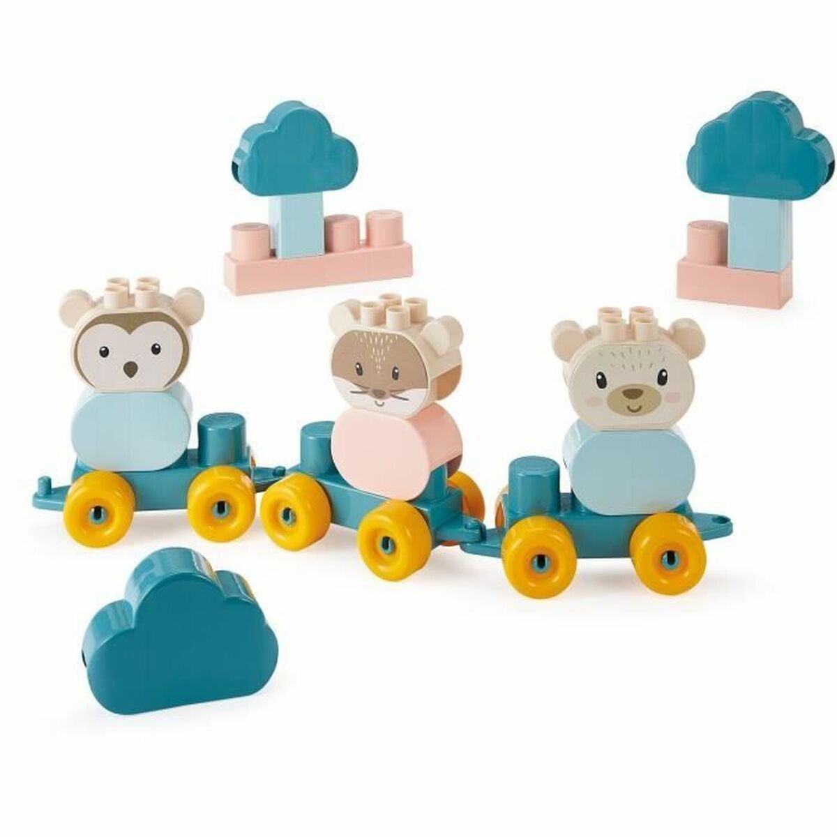 Byggsats Ecoiffier Animal Train Bear - 3