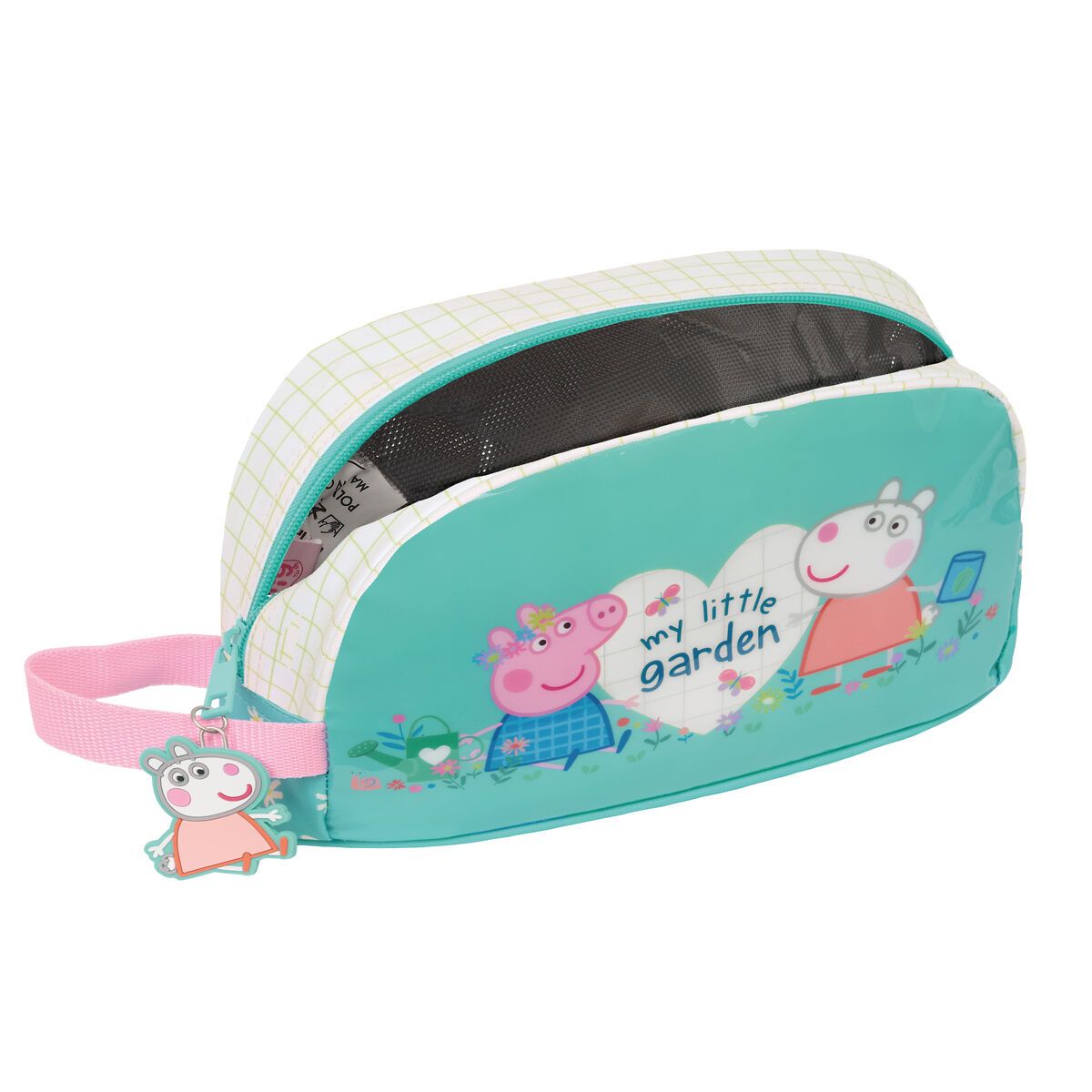 Termiskt tryck Peppa Pig Pretty flowers Gul Mint 21,5 x 12 x 6,5 cm - 3