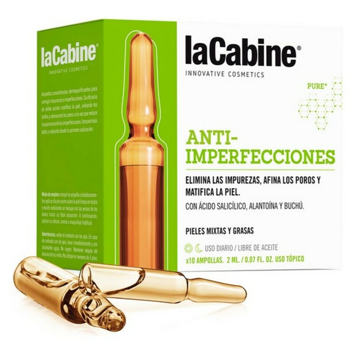 Ampuller laCabine LA CABINE AMPOLLAS 2 ml Motverkar ojämnheter