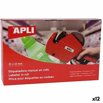Manuell märkningsmaskin Apli 21 x 12 mm (12 antal)