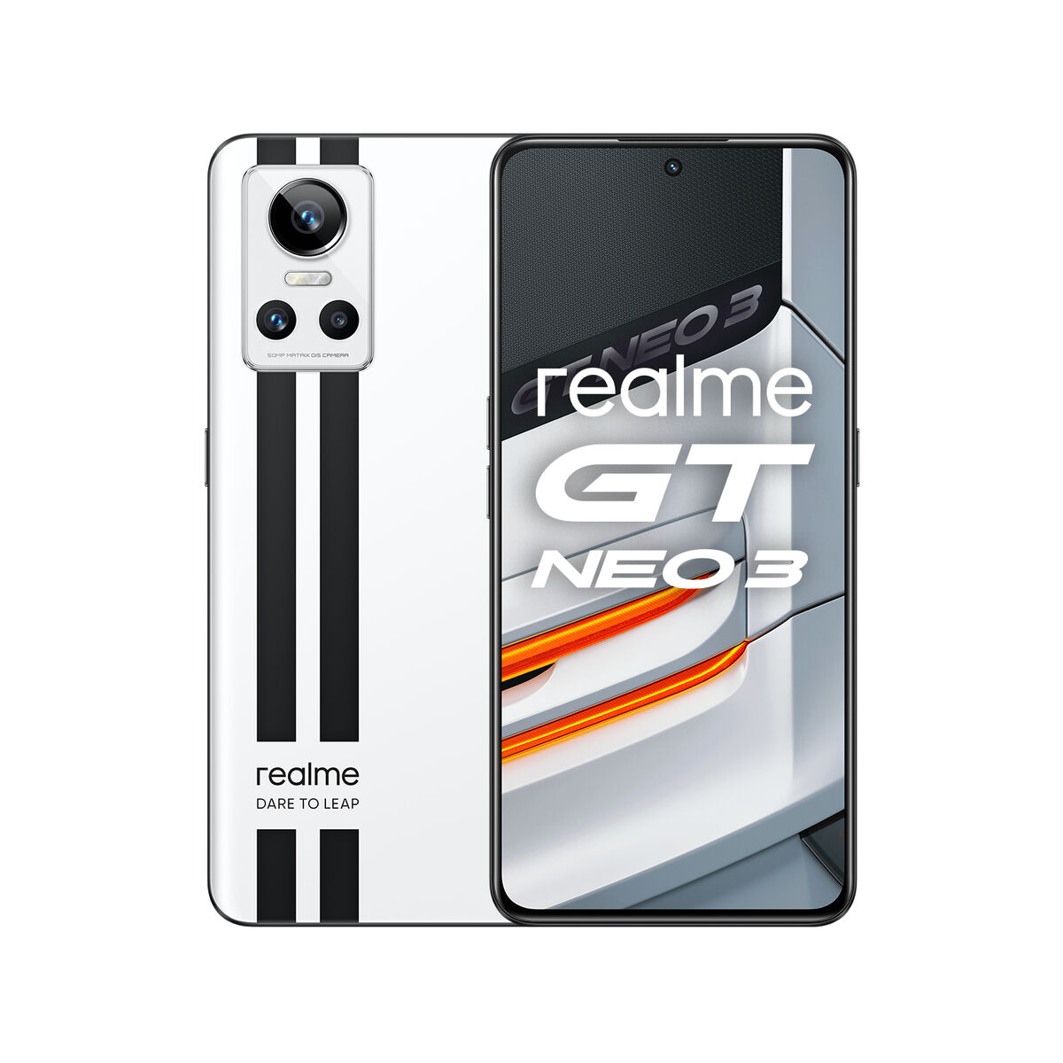 Smartphone Realme Neo 3 12GB  256GB Vit 12 GB RAM Octa Core MediaTek Dimensity 256 GB 6,7"