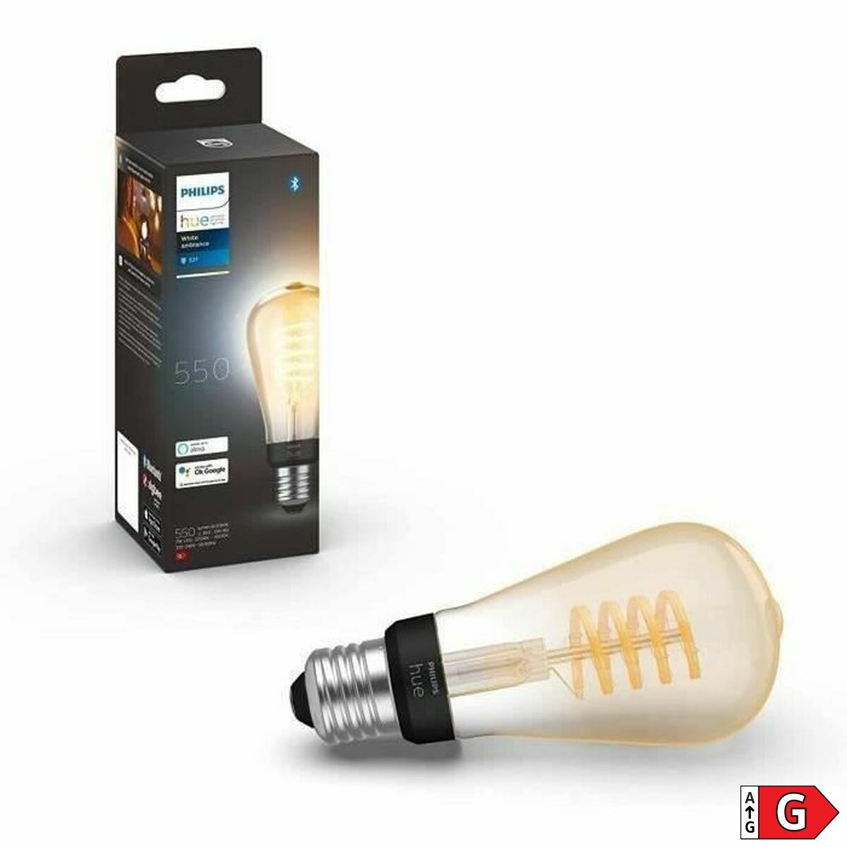 Smart-Lampa Philips Bombilla inteligente ST64 - E27 7 W 40 W 60 W E27 LED - 10