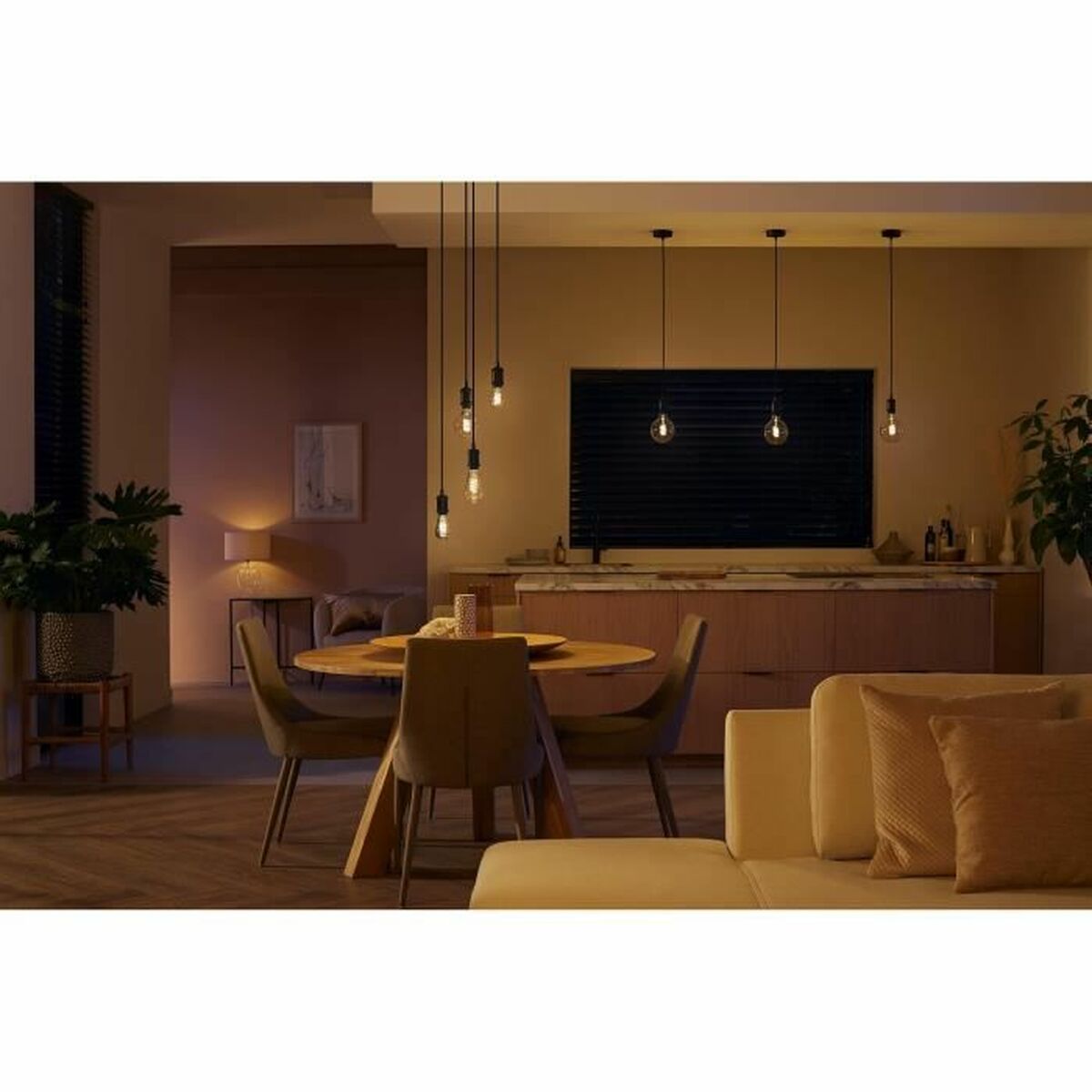 Smart-Lampa Philips Bombilla inteligente ST64 - E27 7 W 40 W 60 W E27 LED - 6