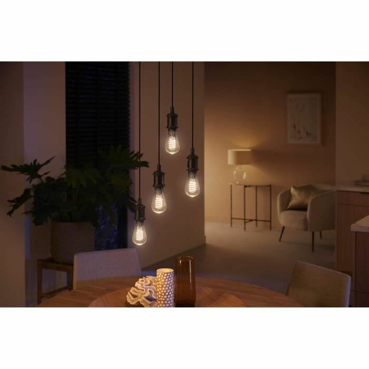 Smart-Lampa Philips Bombilla inteligente ST64 - E27 7 W 40 W 60 W E27 LED - 7