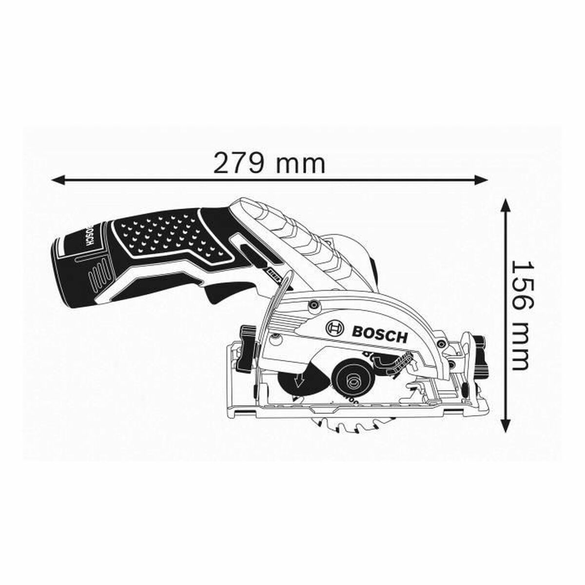 Cirkelsåg BOSCH GKS 10.8 V-LI 12 V 10,8 V (1 antal) - 8
