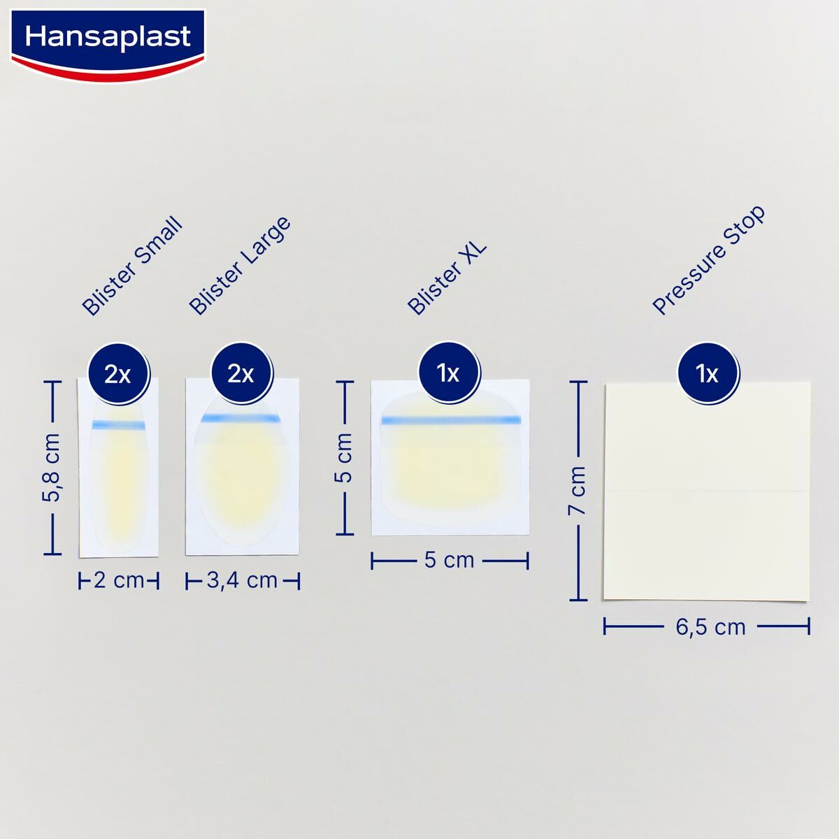 Plåster för blåsor Hansaplast Mix 6 antal - 4