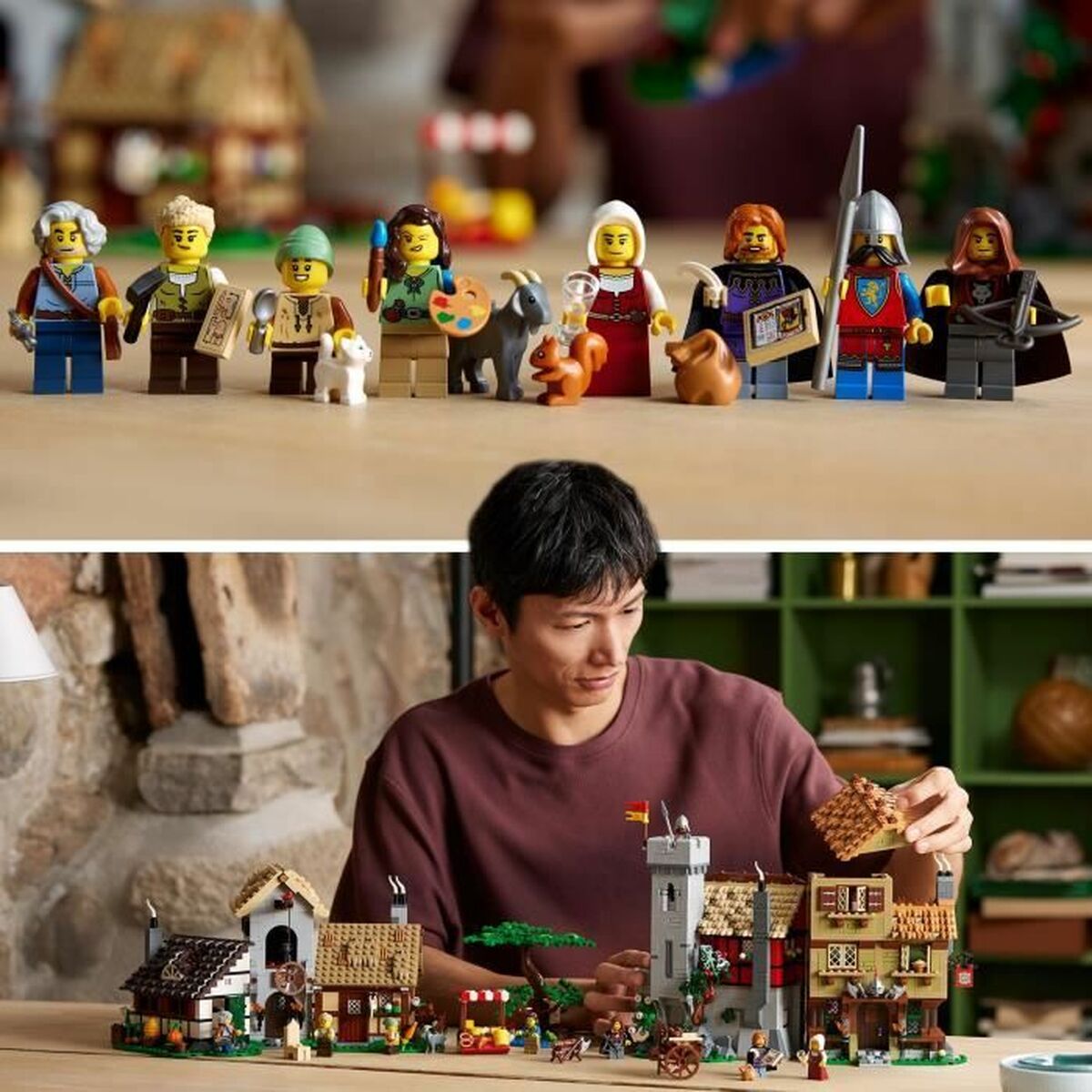 Byggsats Lego 10332 Medieval Town Square 3304 Delar - 5