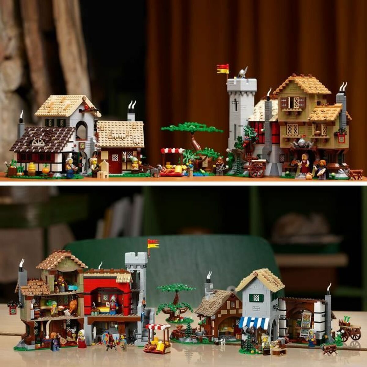 Byggsats Lego 10332 Medieval Town Square 3304 Delar - 3
