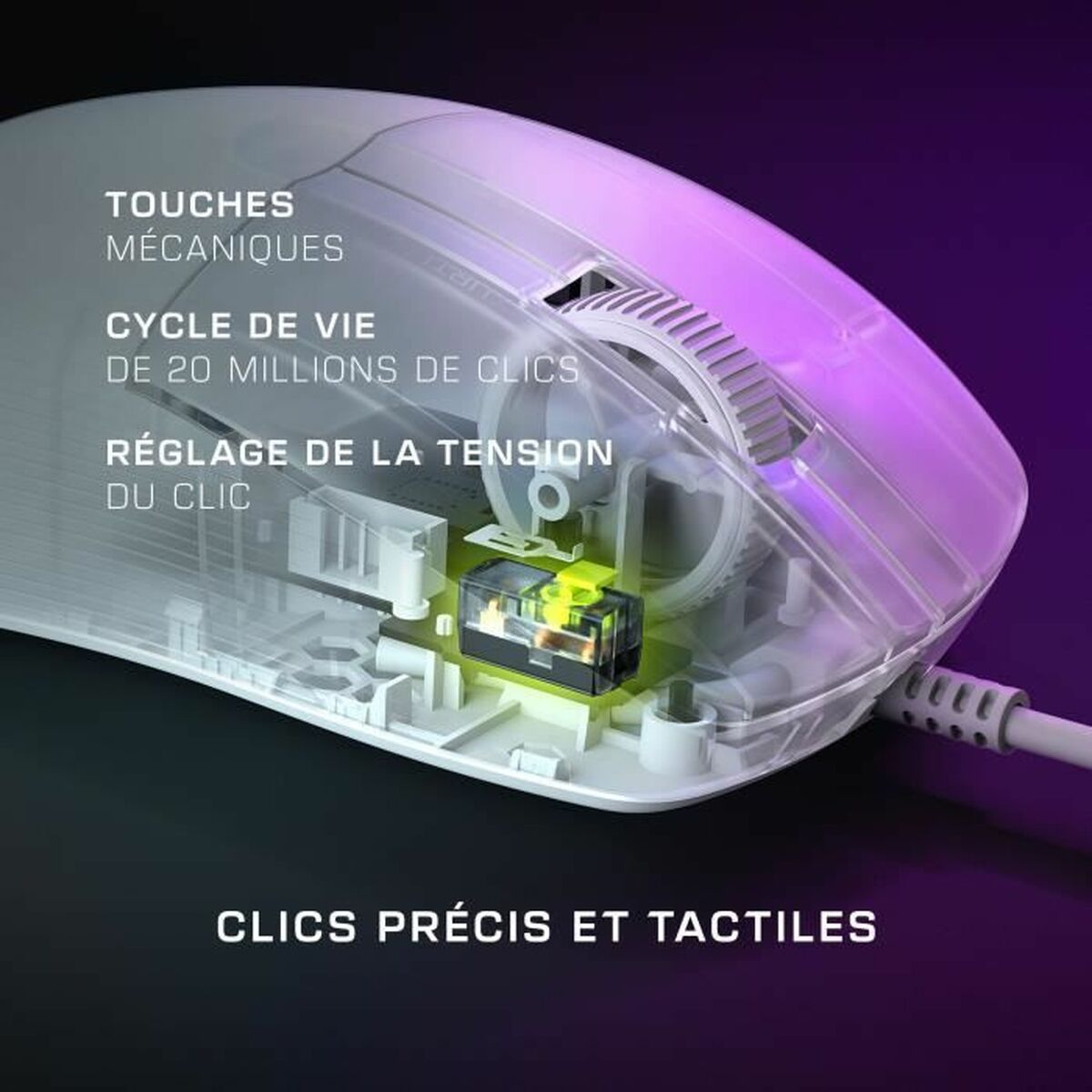 Trådlös optisk mus Turtle Beach TBM-1001-15 Vit 8000 dpi - 5
